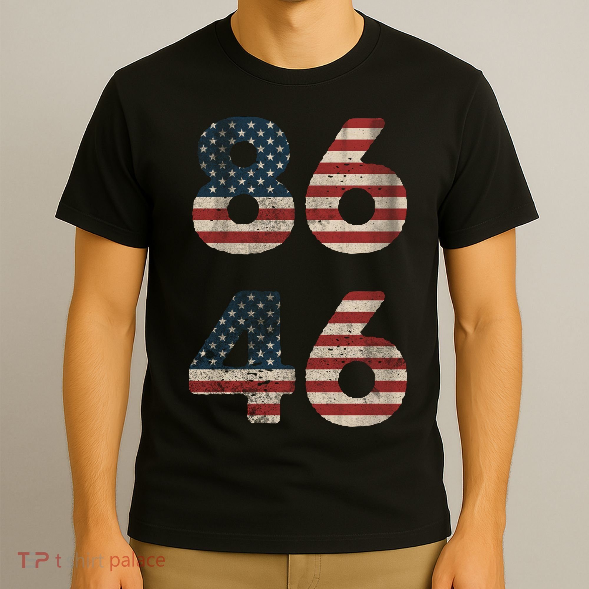 86 46 Impeach Anti Biden Vintage Distressed T-Shirt
