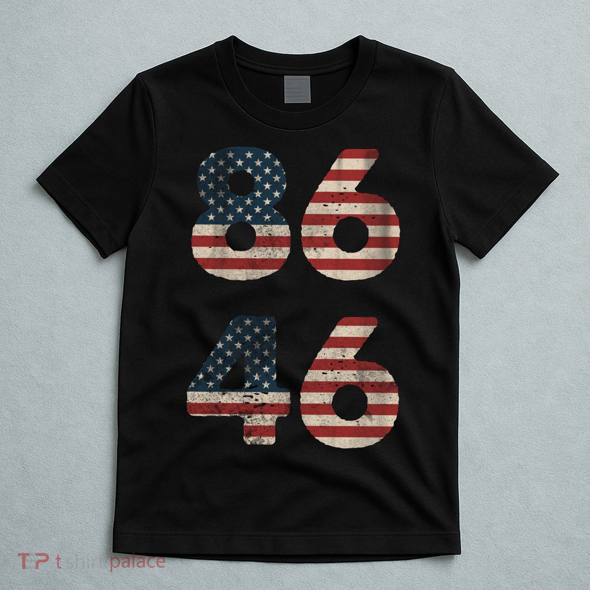 86 46 Impeach Anti Biden Vintage Distressed T-Shirt