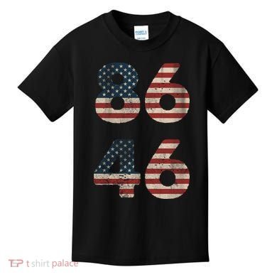 86 46 Impeach Anti Biden Vintage Distressed Kids T-Shirt