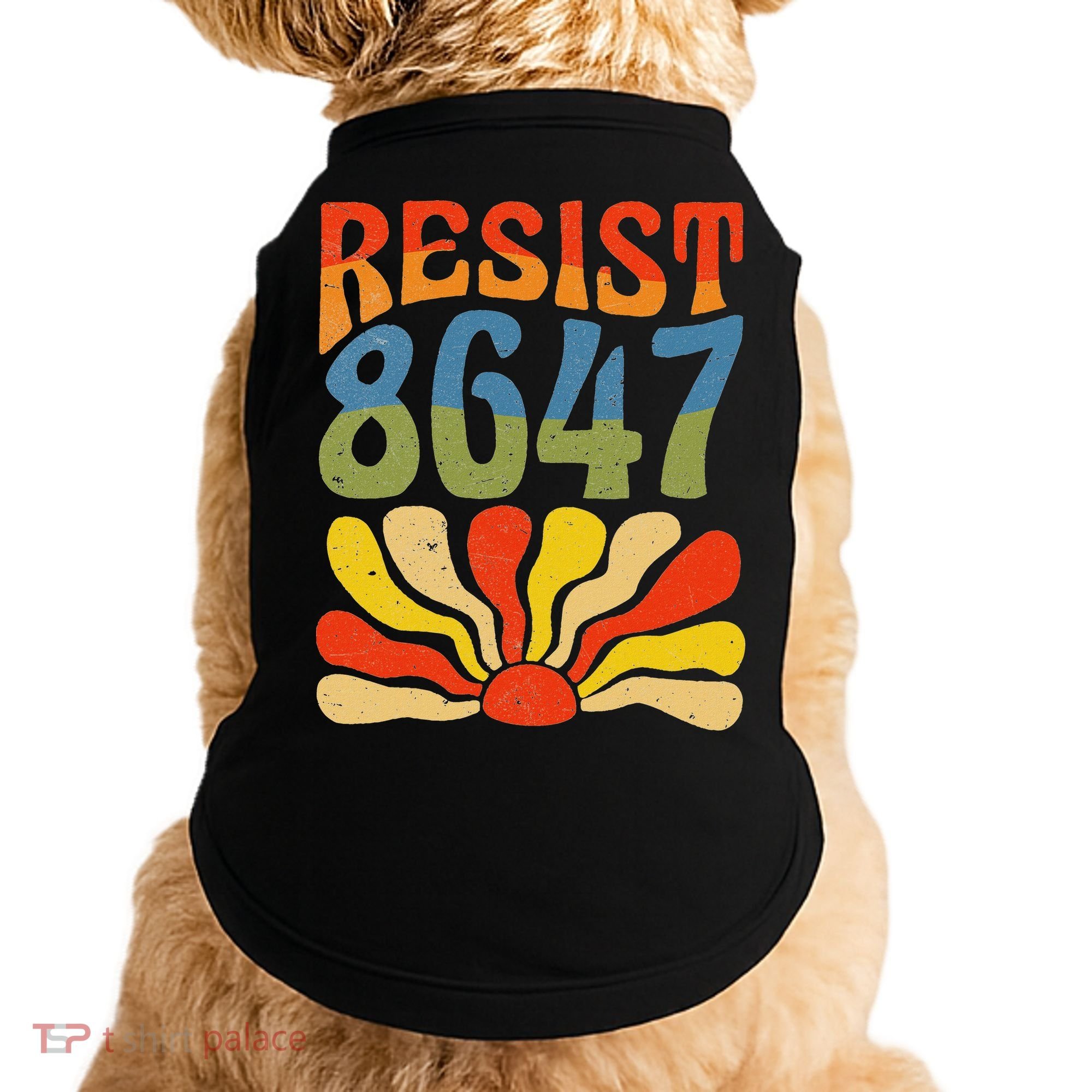 86 47 Resist Flower Women President Doggie Tank