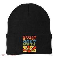 86 47 Resist Flower Women President Beanie thumb 0