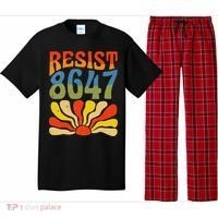 86 47 Resist Flower Women President Pajama Set thumb 0