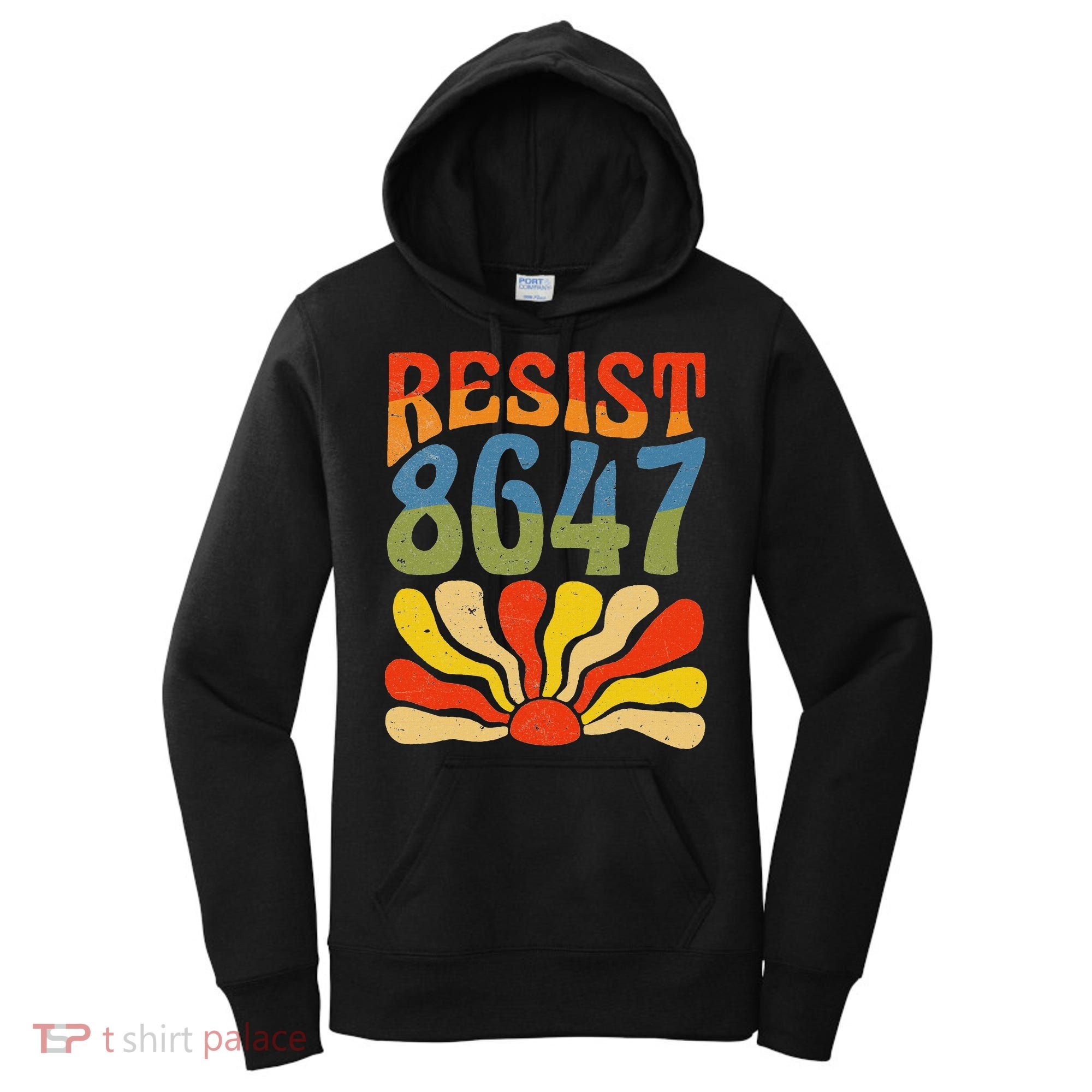 86 47 Resist Flower Women President Women's Hoodie