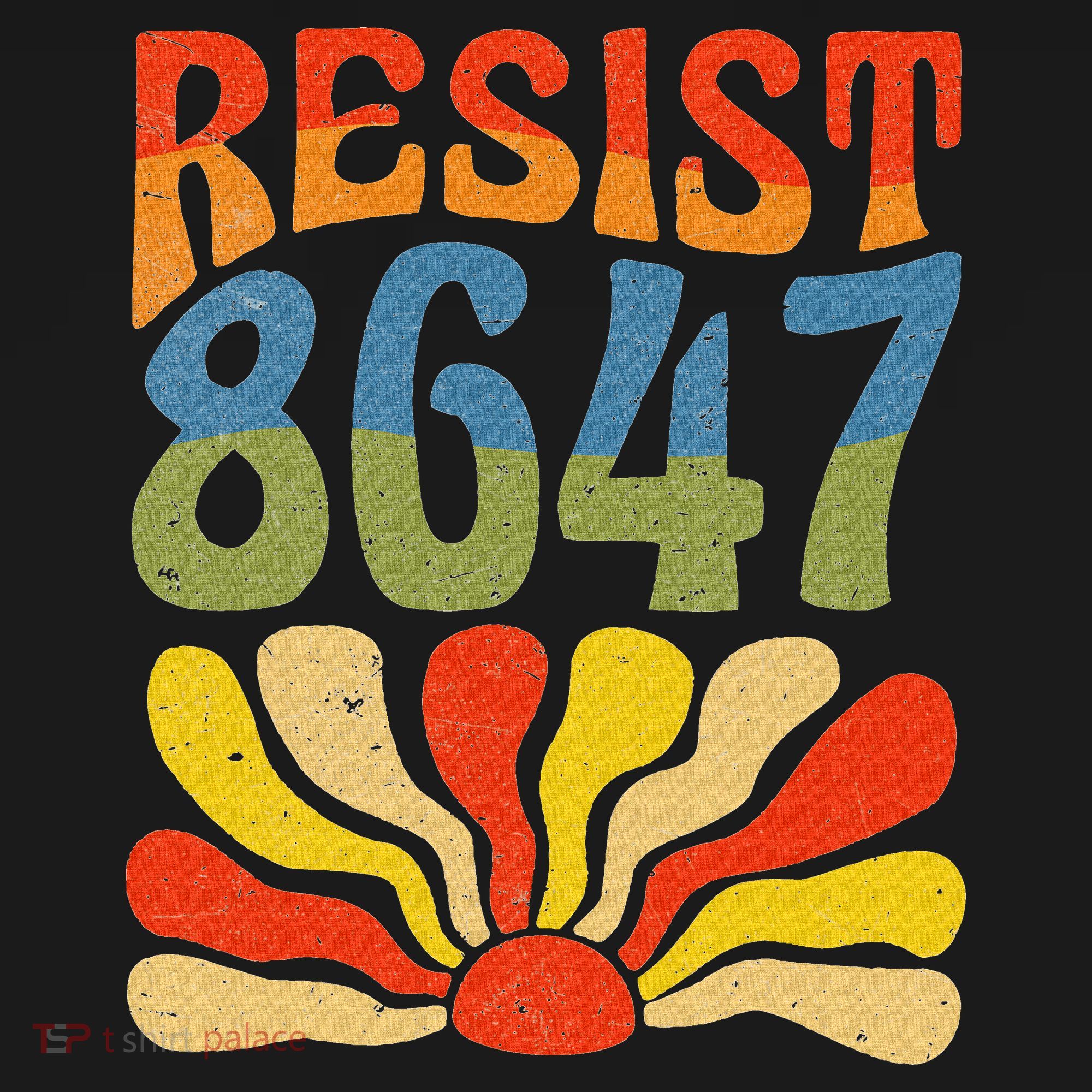 86 47 Resist Flower Women President Women's Hoodie