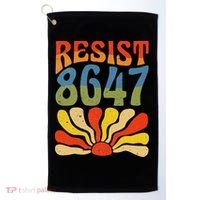 86 47 Resist Flower Women President Golf Towel thumb 0