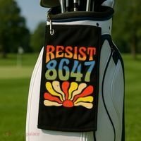 86 47 Resist Flower Women President Golf Towel thumb 2