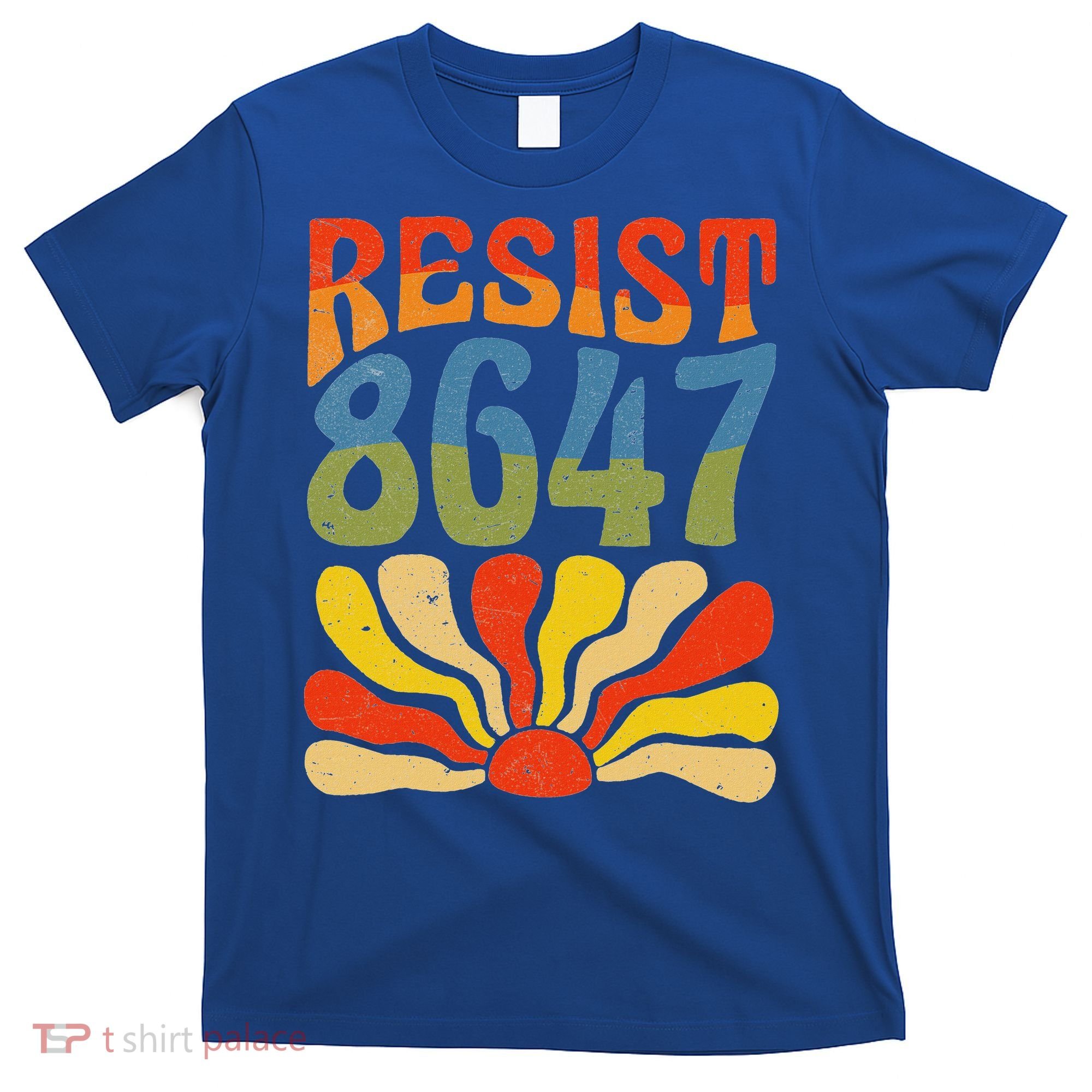 86 47 Resist Flower Women President T-Shirt