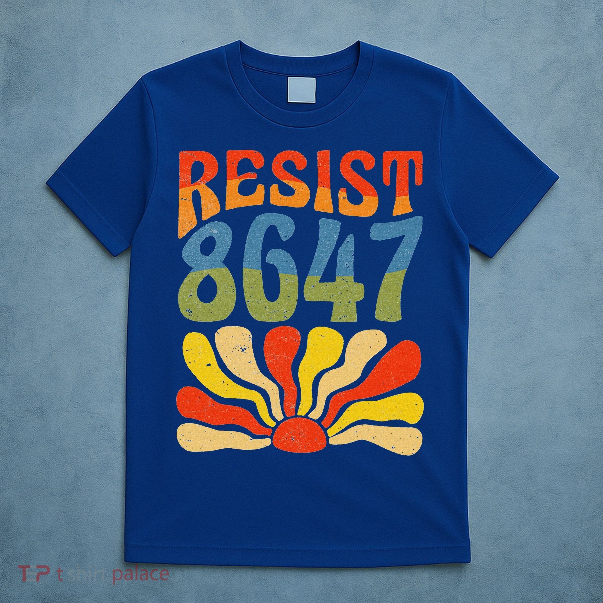 86 47 Resist Flower Women President T-Shirt