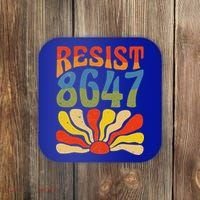 86 47 Resist Flower Women President Coaster thumb 0