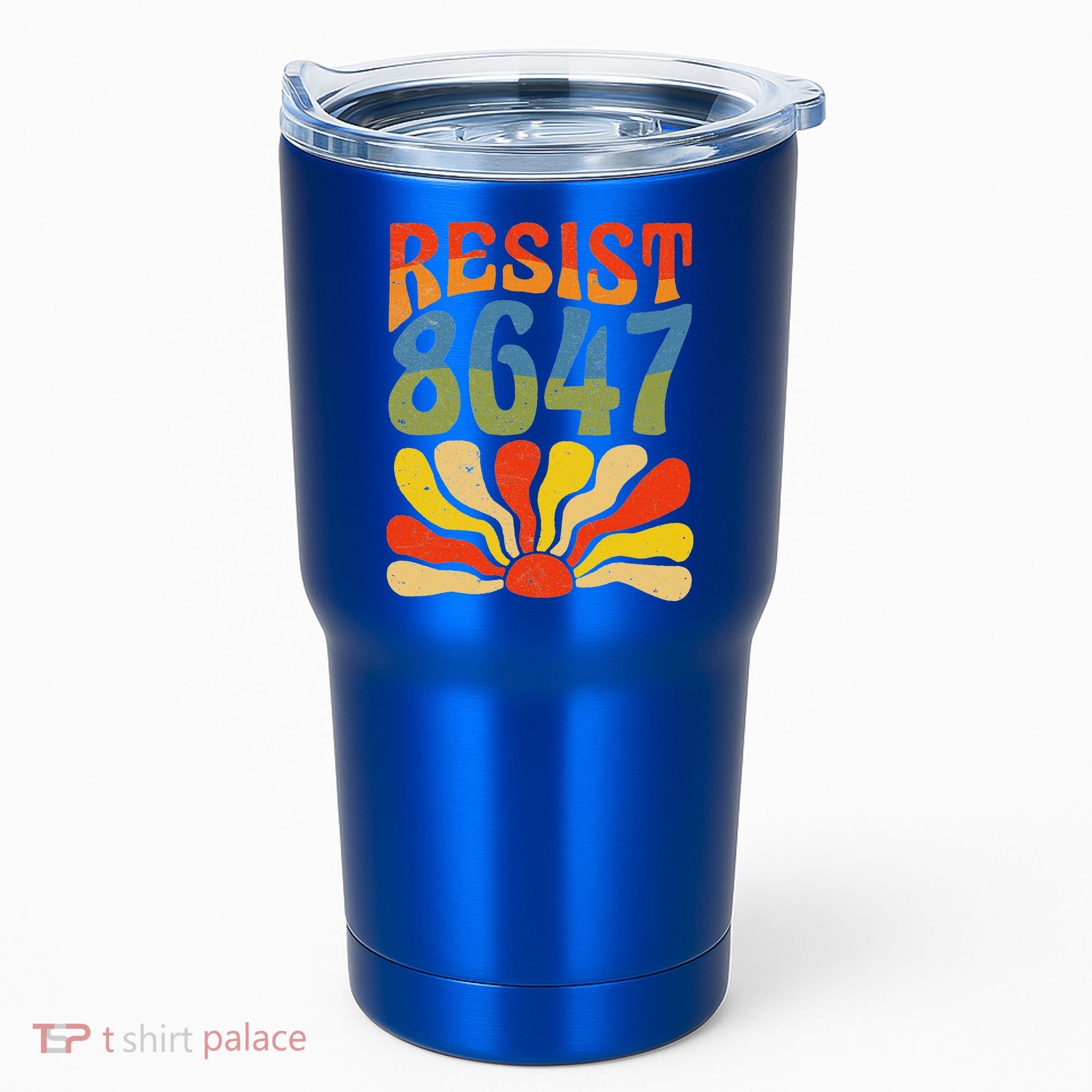 86 47 Resist Flower Women President Tumbler