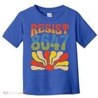 86 47 Resist Flower Women President Toddler T-Shirt thumb 0