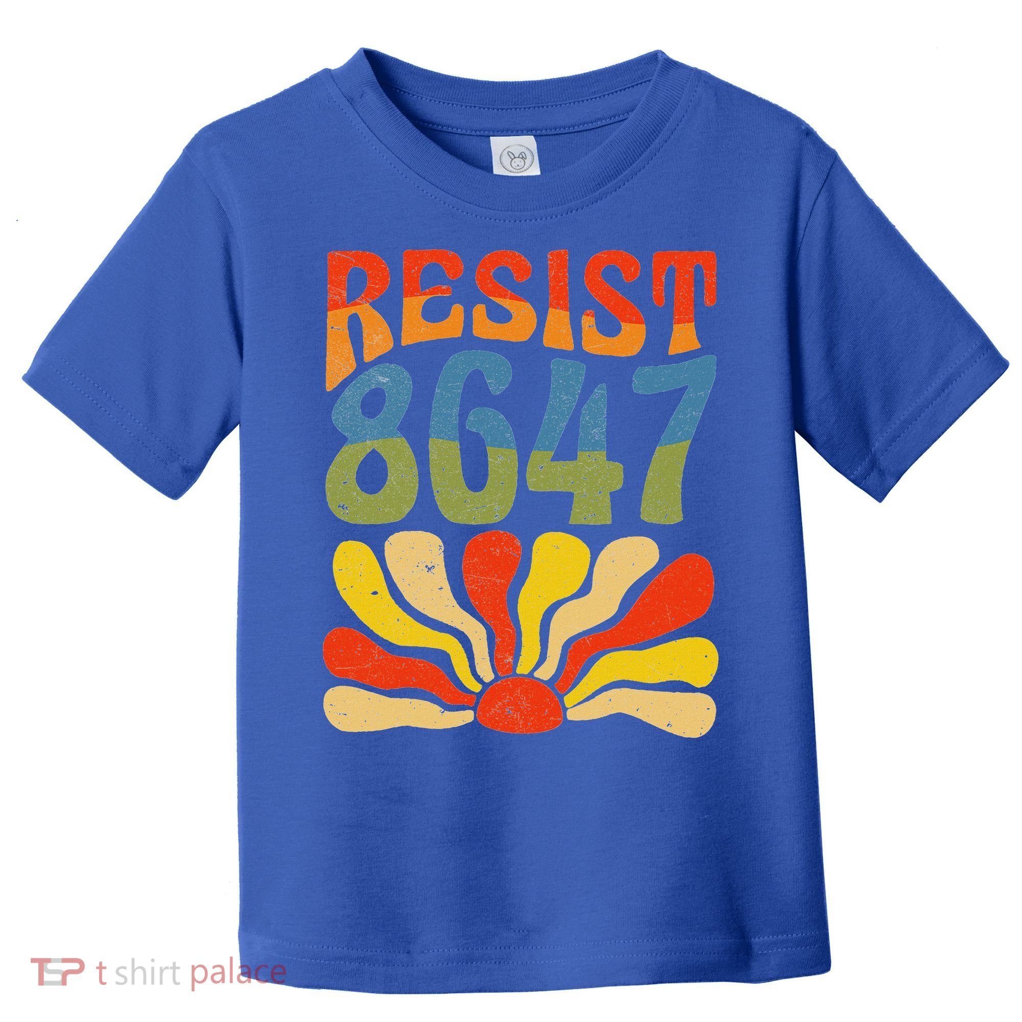 86 47 Resist Flower Women President Toddler T-Shirt