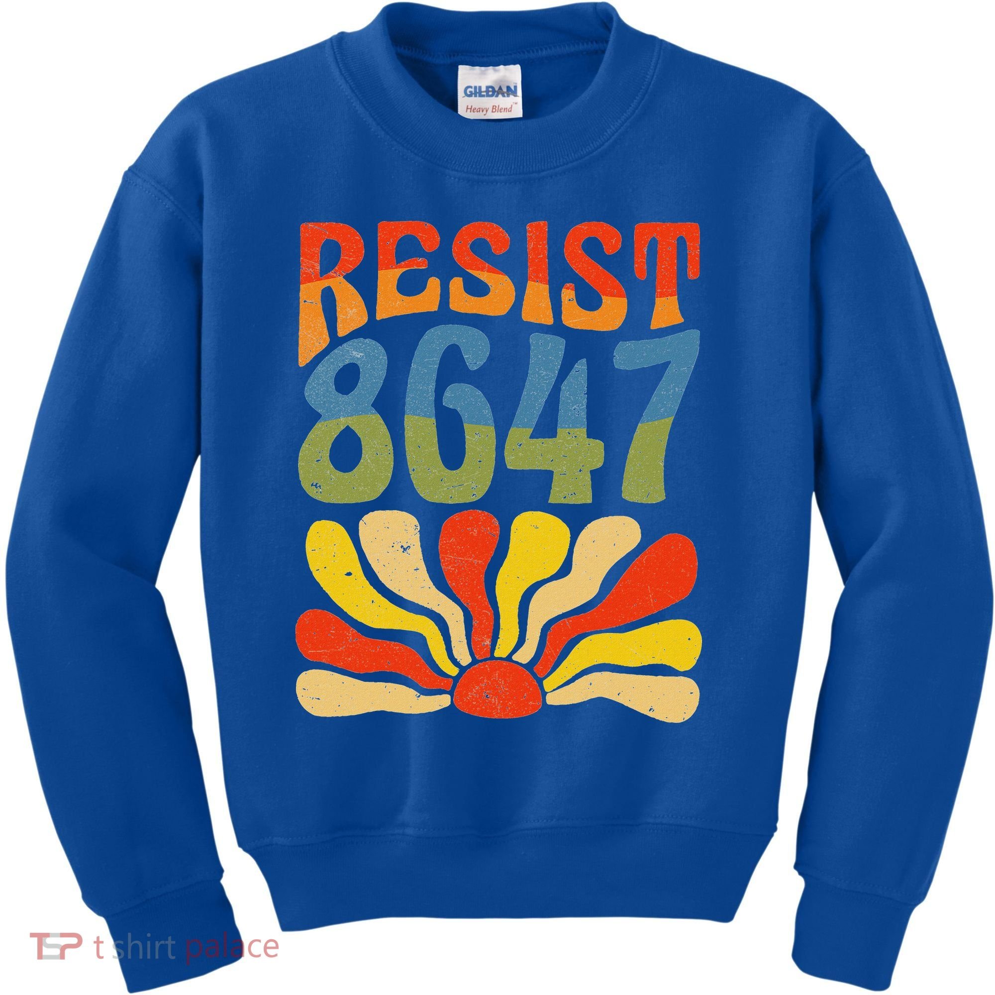 86 47 Resist Flower Women President Kids Sweatshirt