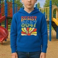 86 47 Resist Flower Women President Kids Hoodie thumb 2