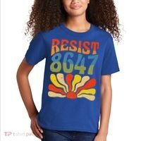 86 47 Resist Flower Women President Kids T-Shirt thumb 2