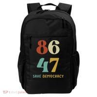86 47 Save Democracy Anti Trump Political Protest Backpack thumb 0