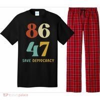 86 47 Save Democracy Anti Trump Political Protest Pajama Set thumb 0