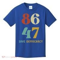 86 47 Save Democracy Anti Trump Political Protest Kids T-Shirt thumb 0