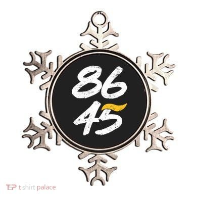 8645 Impeach Trump Vintage Distressed 86 45 Ornament