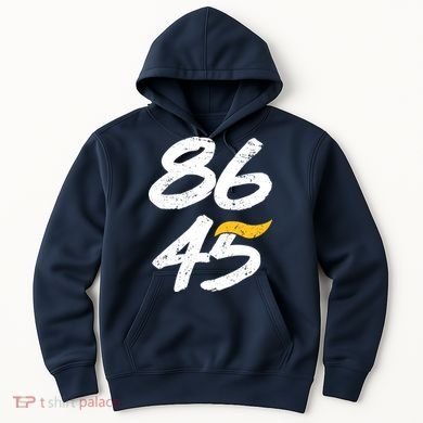 8645 Impeach Trump Vintage Distressed 86 45 Hoodie