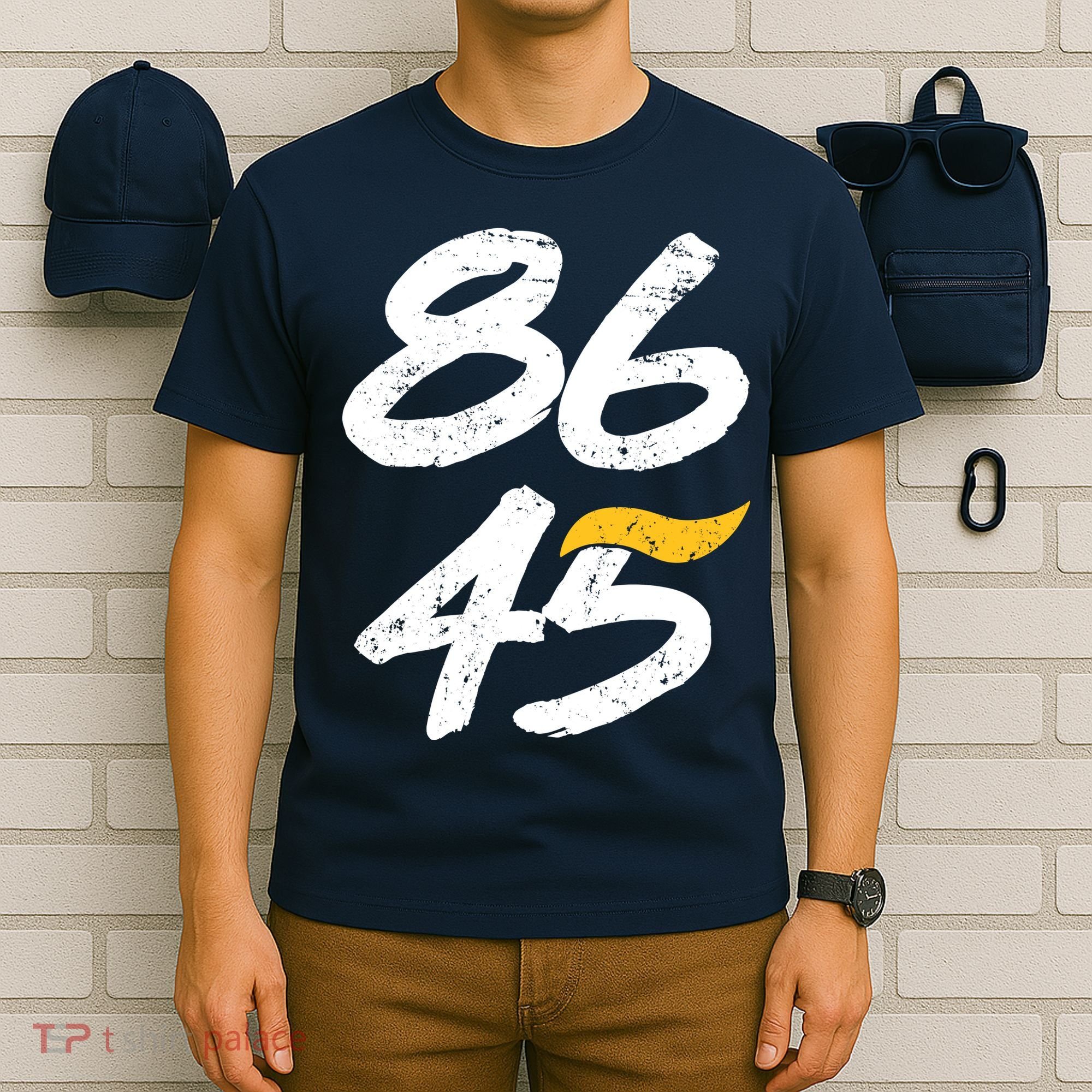 8645 Impeach Trump Vintage Distressed 86 45 T-Shirt
