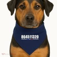 864511320 Anti Trump 8645 USA-Made Doggie Bandana thumb 1