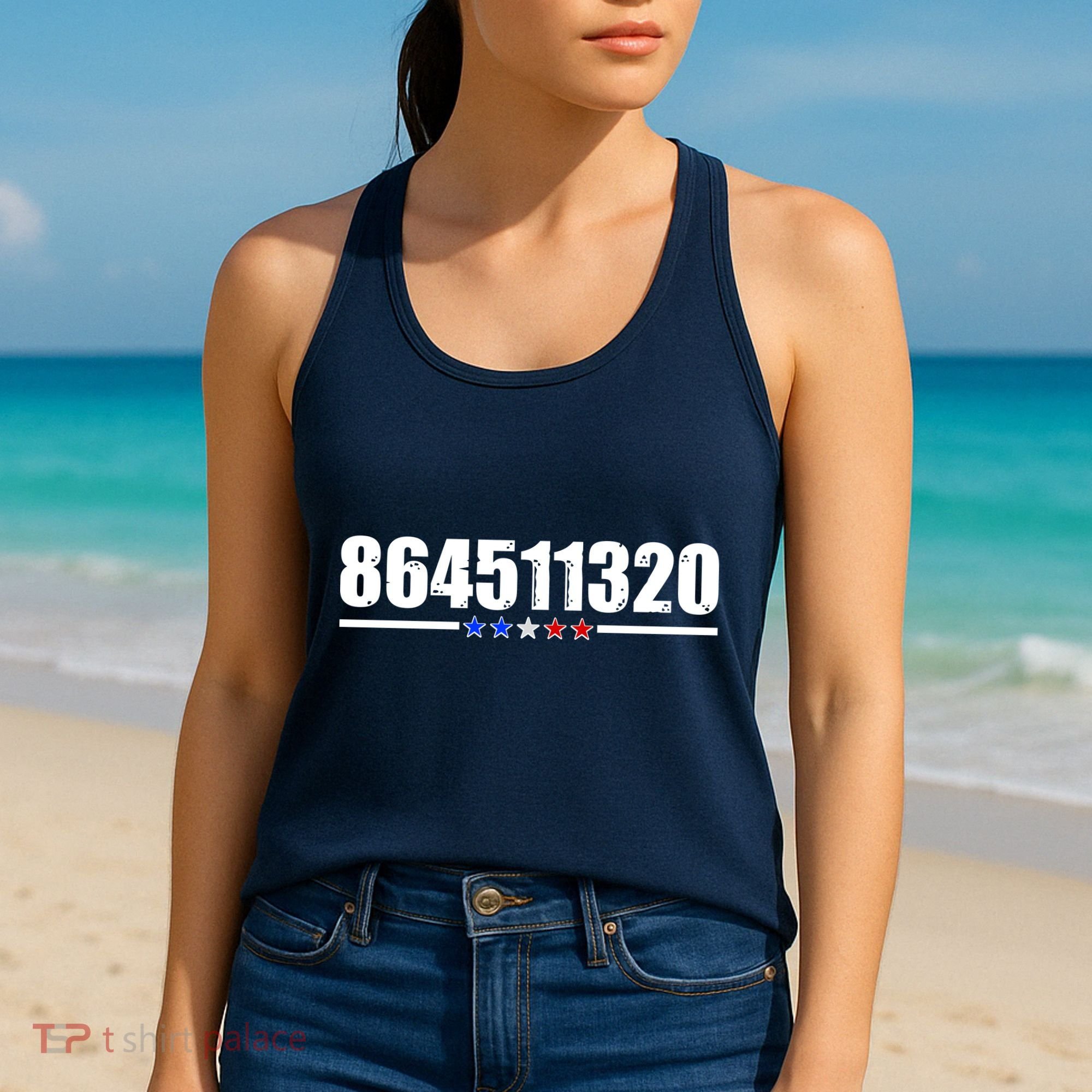 864511320 Anti Trump 8645 Women's Tank Top