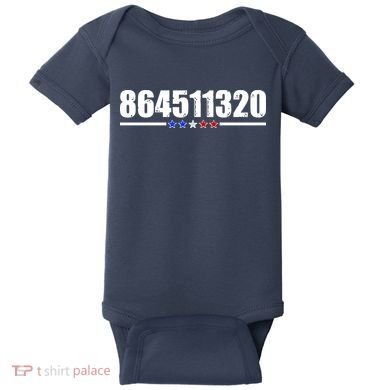 864511320 Anti Trump 8645 Baby Bodysuit