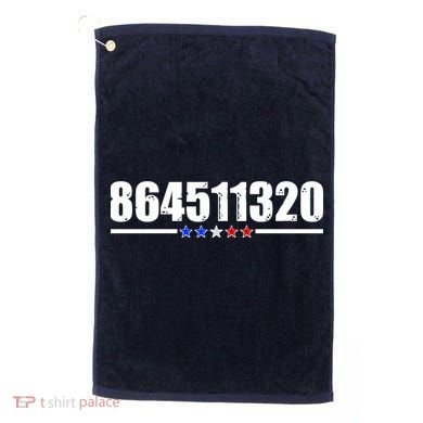 864511320 Anti Trump 8645 Golf Towel