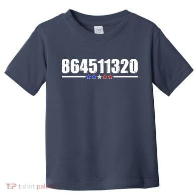 864511320 Anti Trump 8645 Toddler T-Shirt