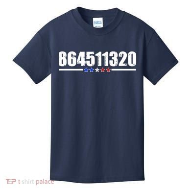 864511320 Anti Trump 8645 Kids T-Shirt