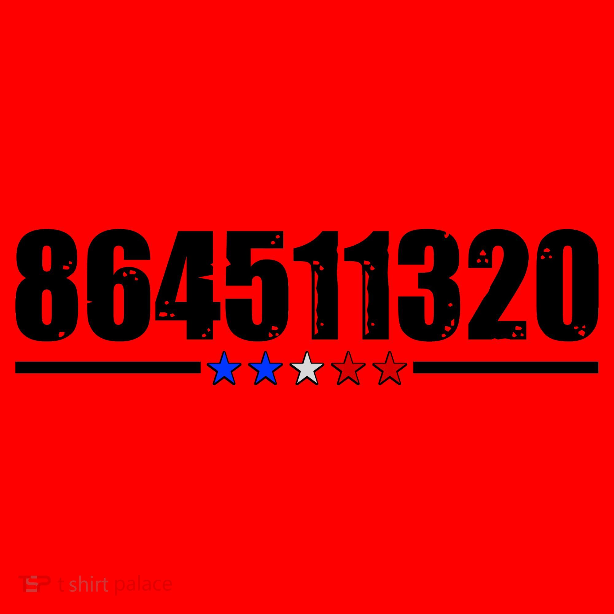 864511320 Anti Trump 8645 Santa Hat