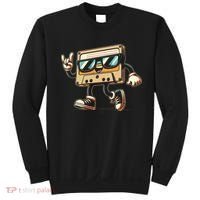 80s 90s Audio Cassette Tape Women Funny Retro Sweatshirt thumb 0