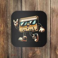 80s 90s Audio Cassette Tape Women Funny Retro Coaster thumb 0