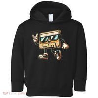 80s 90s Audio Cassette Tape Women Funny Retro Toddler Hoodie thumb 0