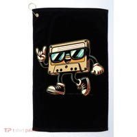 80s 90s Audio Cassette Tape Women Funny Retro Golf Towel thumb 0