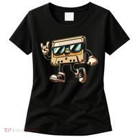 80s 90s Audio Cassette Tape Women Funny Retro Women's T-Shirt thumb 0