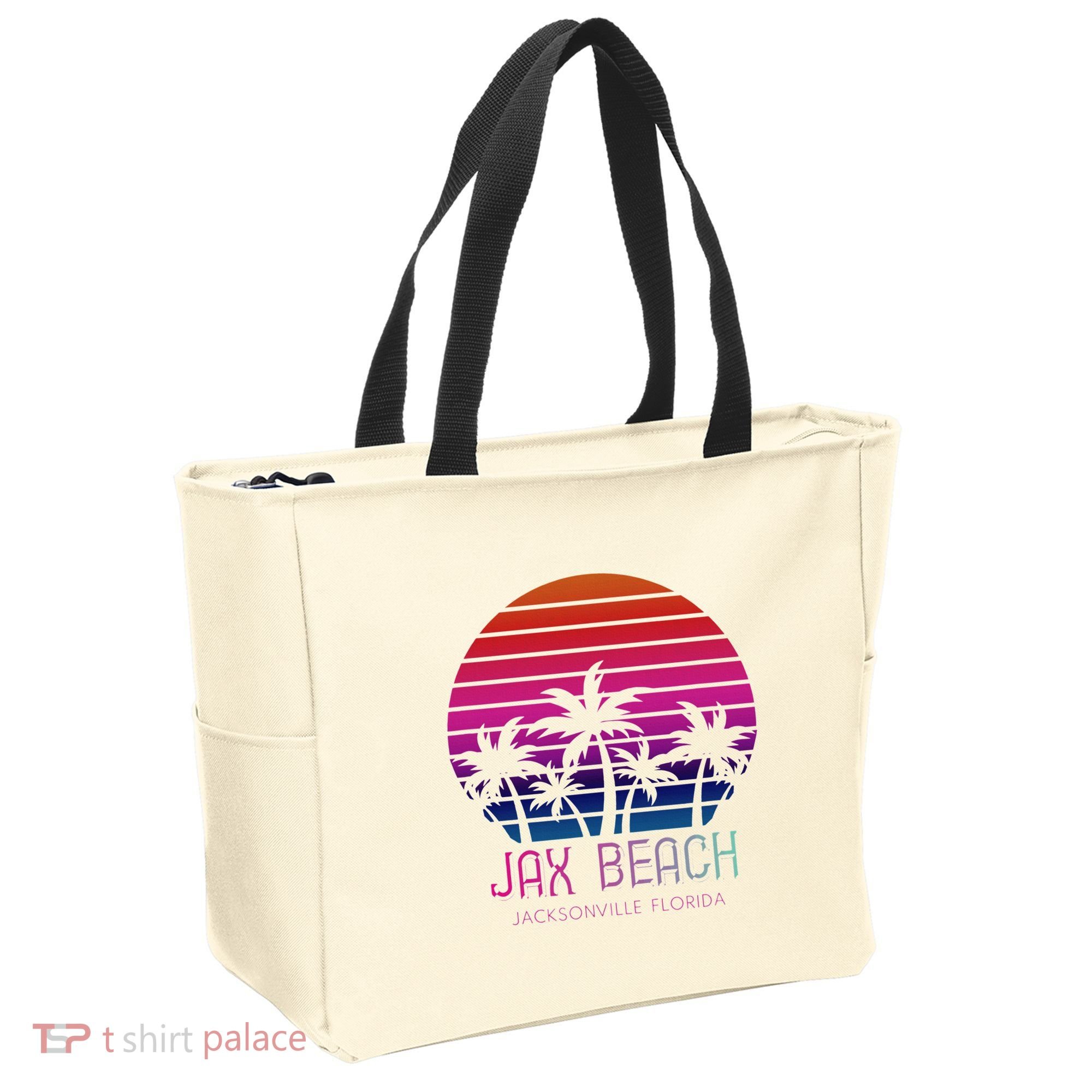 80s 90s Jacksonville Florida Vacation Jax Beach Tote Bag