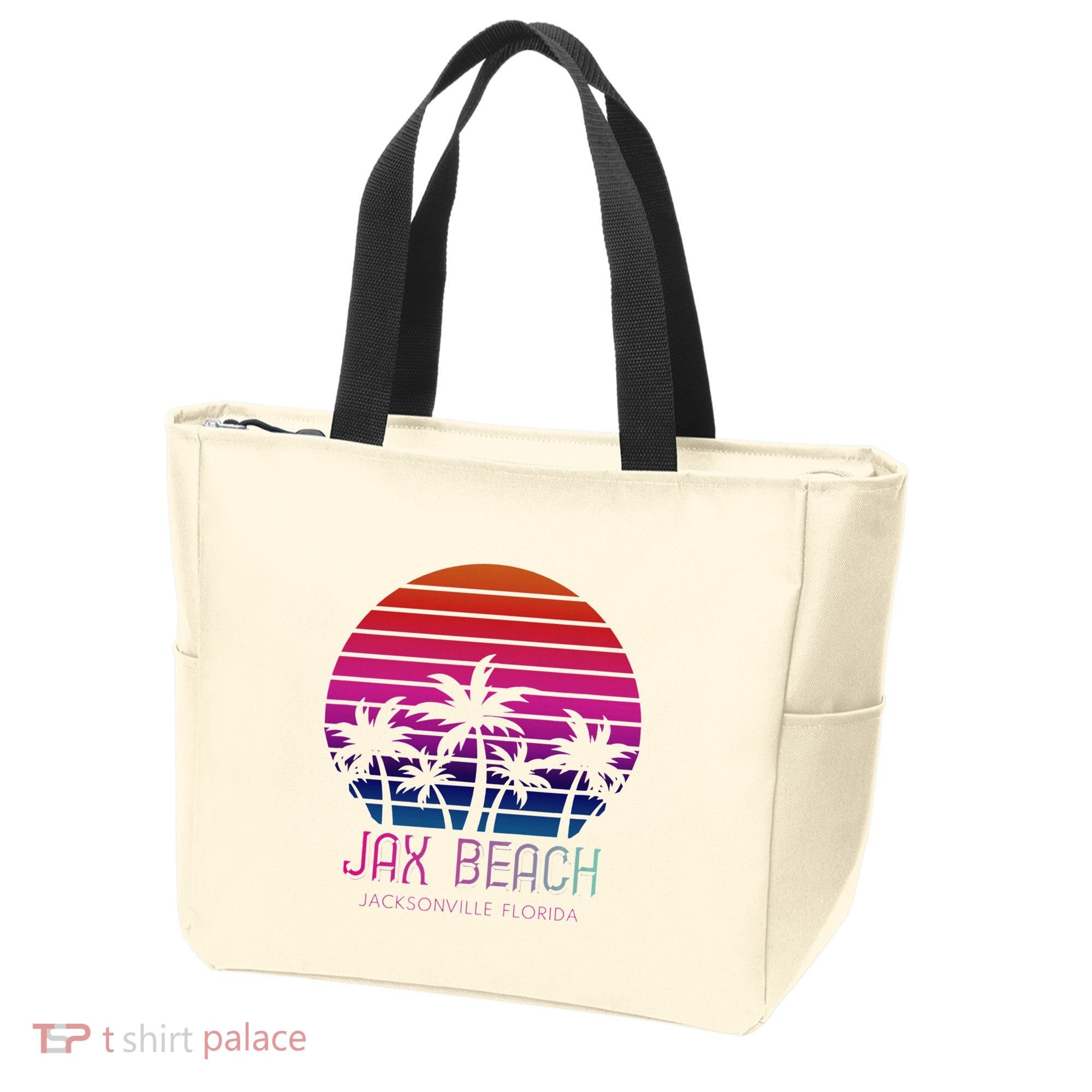 80s 90s Jacksonville Florida Vacation Jax Beach Tote Bag