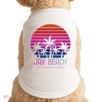 80s 90s Jacksonville Florida Vacation Jax Beach Doggie Tank thumb 0