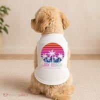 80s 90s Jacksonville Florida Vacation Jax Beach Doggie Tank thumb 2