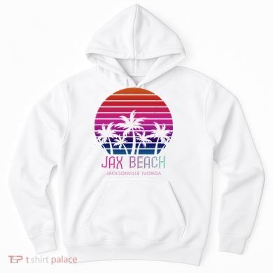 80s 90s Jacksonville Florida Vacation Jax Beach Hoodie