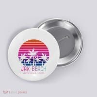 80s 90s Jacksonville Florida Vacation Jax Beach Button thumb 0