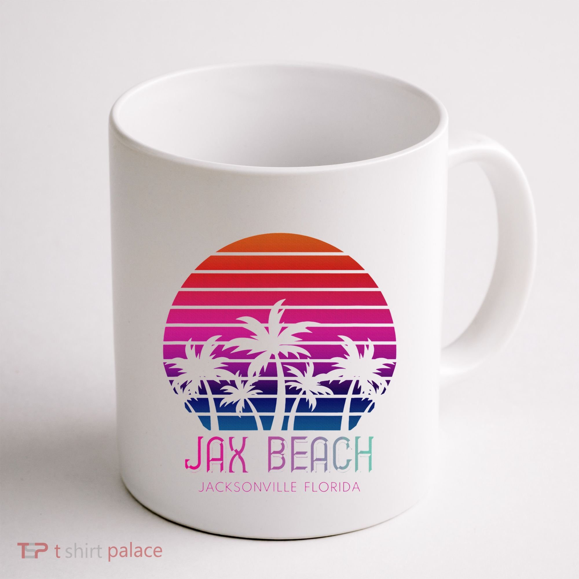 80s 90s Jacksonville Florida Vacation Jax Beach Coffee Mug