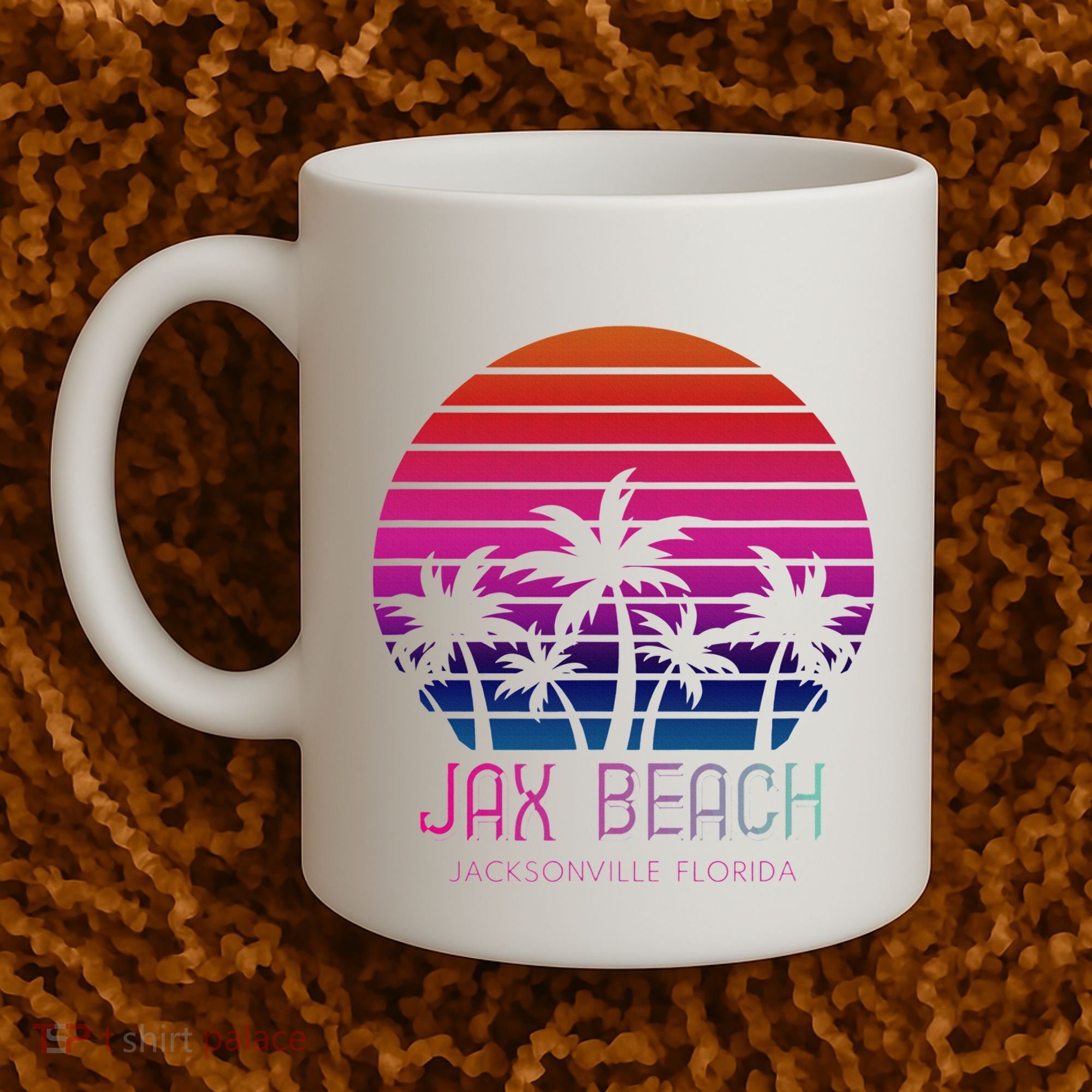 80s 90s Jacksonville Florida Vacation Jax Beach Coffee Mug