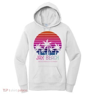 80s 90s Jacksonville Florida Vacation Jax Beach Women's Hoodie