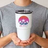 80s 90s Jacksonville Florida Vacation Jax Beach Tumbler thumb 2