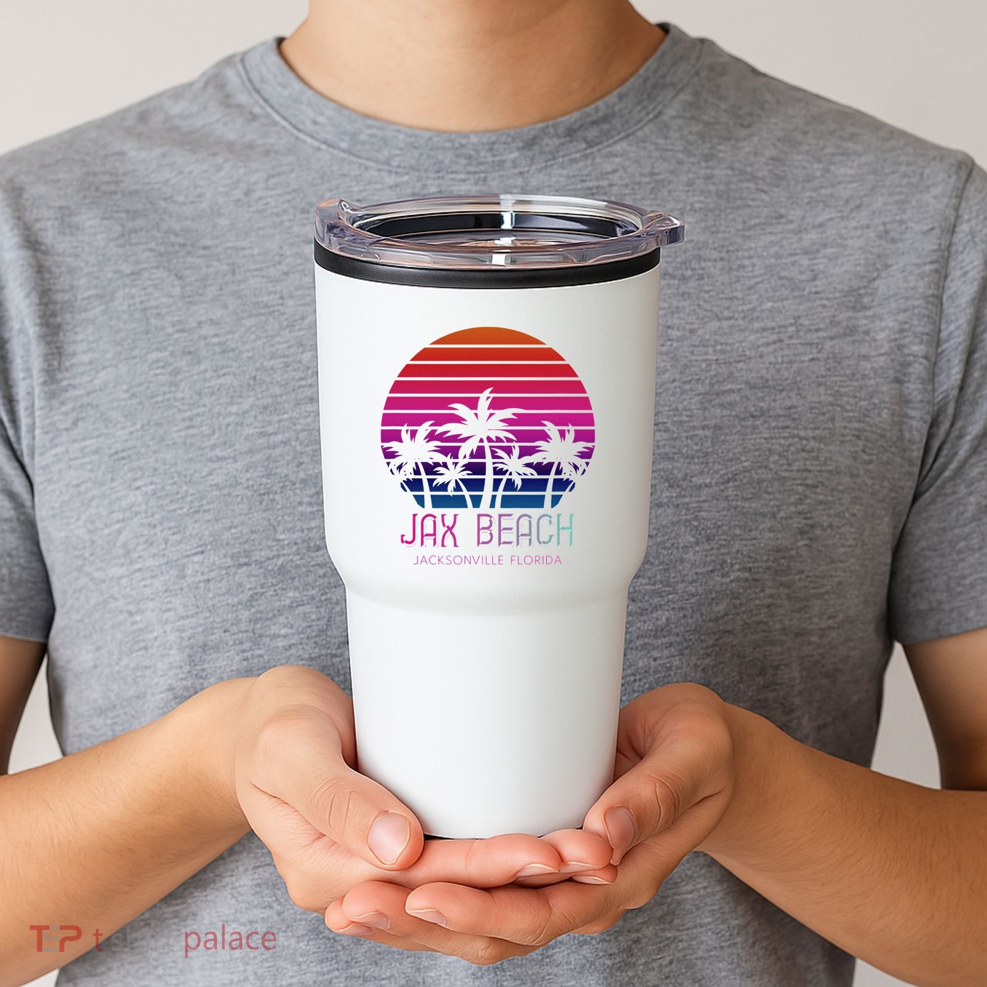 80s 90s Jacksonville Florida Vacation Jax Beach Tumbler
