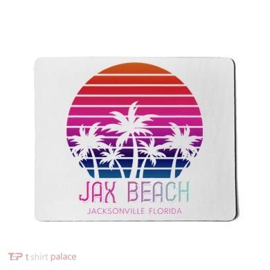 80s 90s Jacksonville Florida Vacation Jax Beach Mousepad