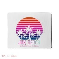 80s 90s Jacksonville Florida Vacation Jax Beach Mousepad thumb 0